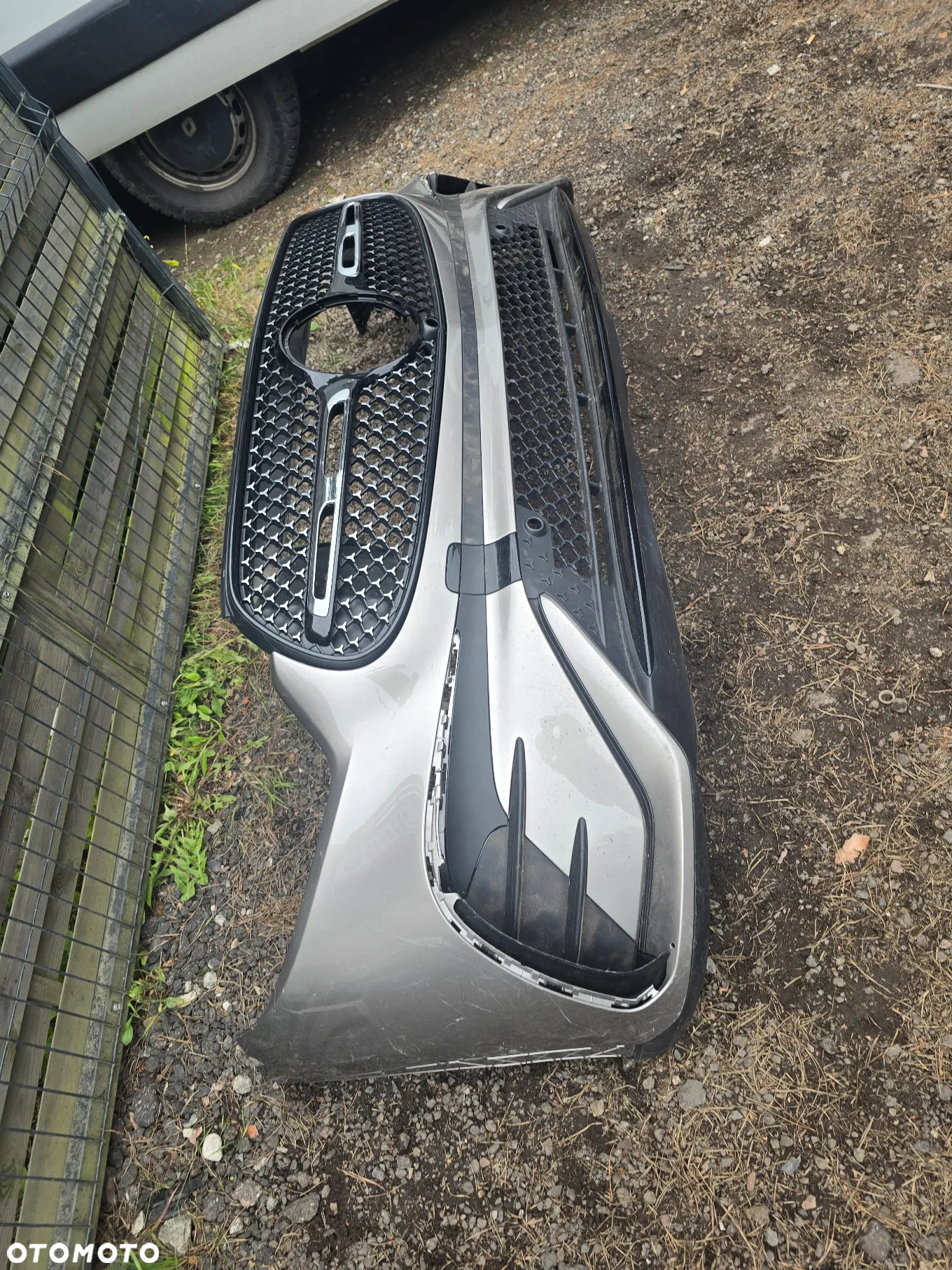 Mercedes glc 254 amg zderzak przód grill ładny oryginał - 3