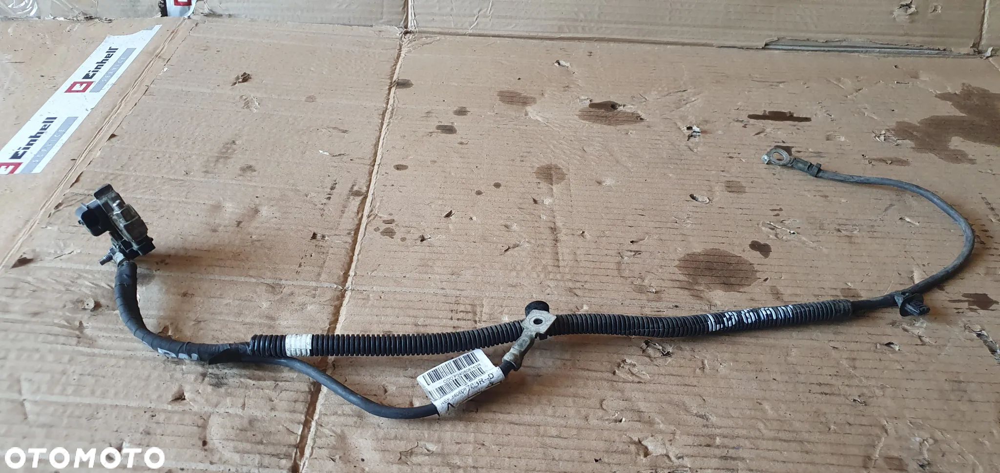 Klema minusowa akumulatora bezpiecznik Dacia Logan II 250825784R 240808763R - 1