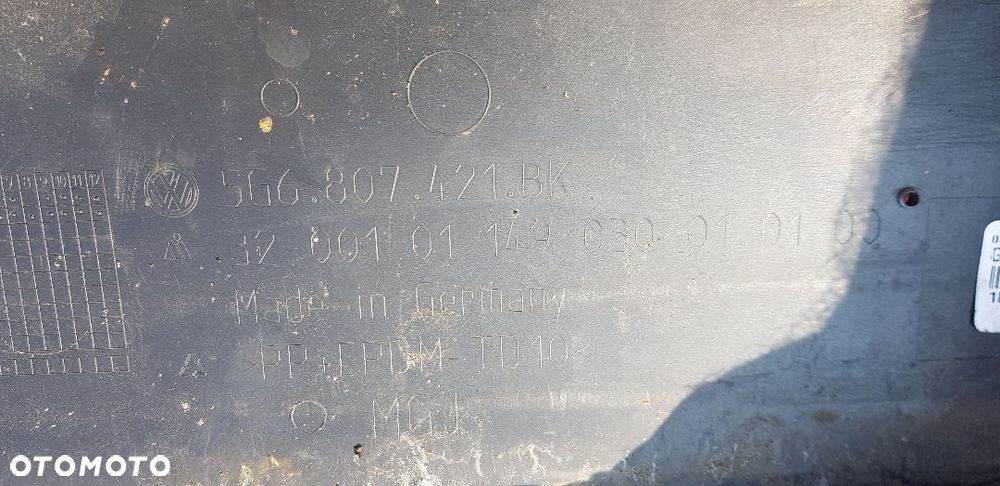 VW GOLF VII ZDERZAK TYŁ 5G6807421BK - 4