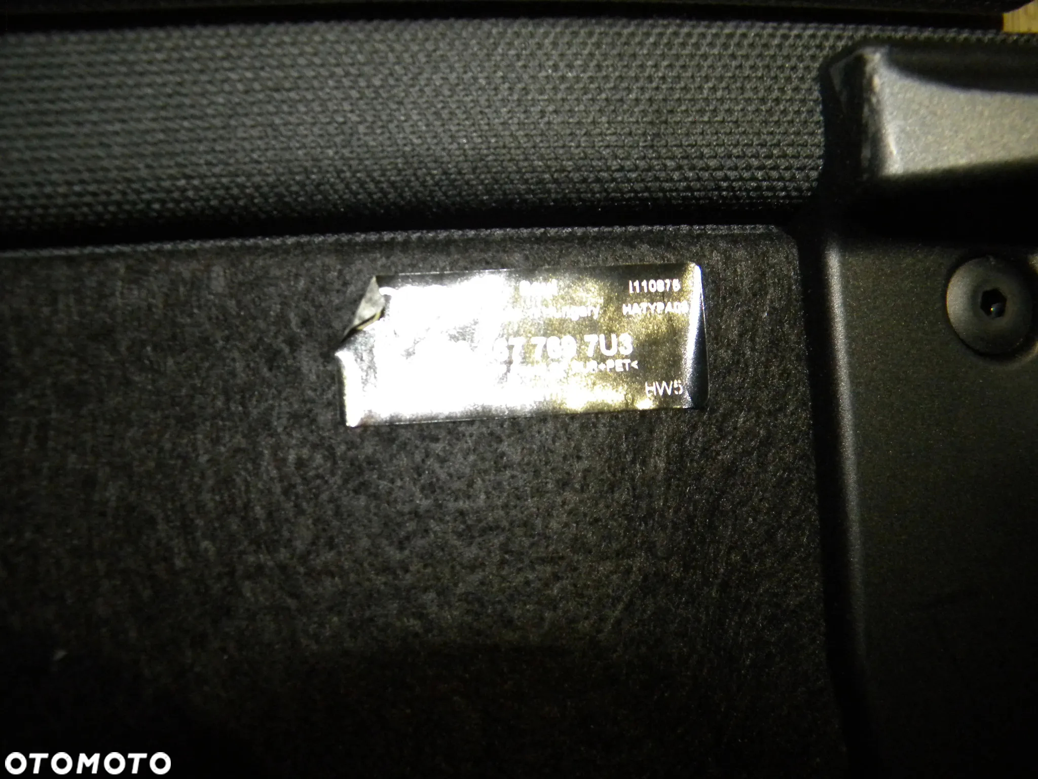 BARDZO ŁADNA 2X PÓŁKA BAGAŻNIKA KOMPLET AUDI A5 II 2 8W F5 SPORTBACK 17-25 8W8867769 8W8771 - 7
