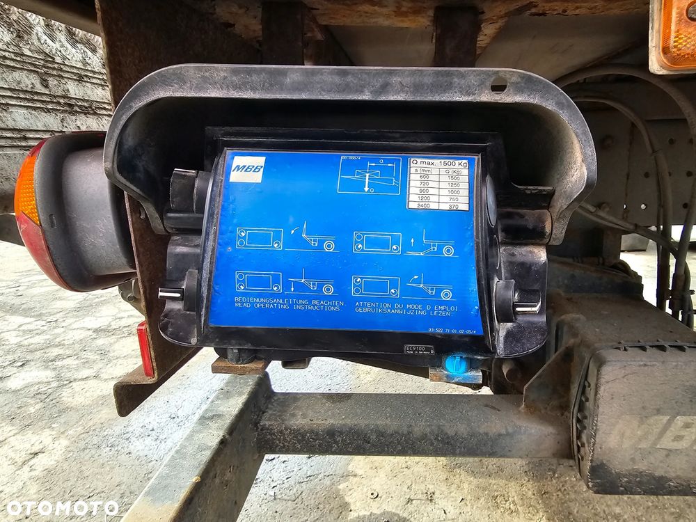STEROWNIK PANEL STEROWANIA CENTRALKA WINDY ZAŁADOWCZEJ MBB 1500 kg 24V - 1