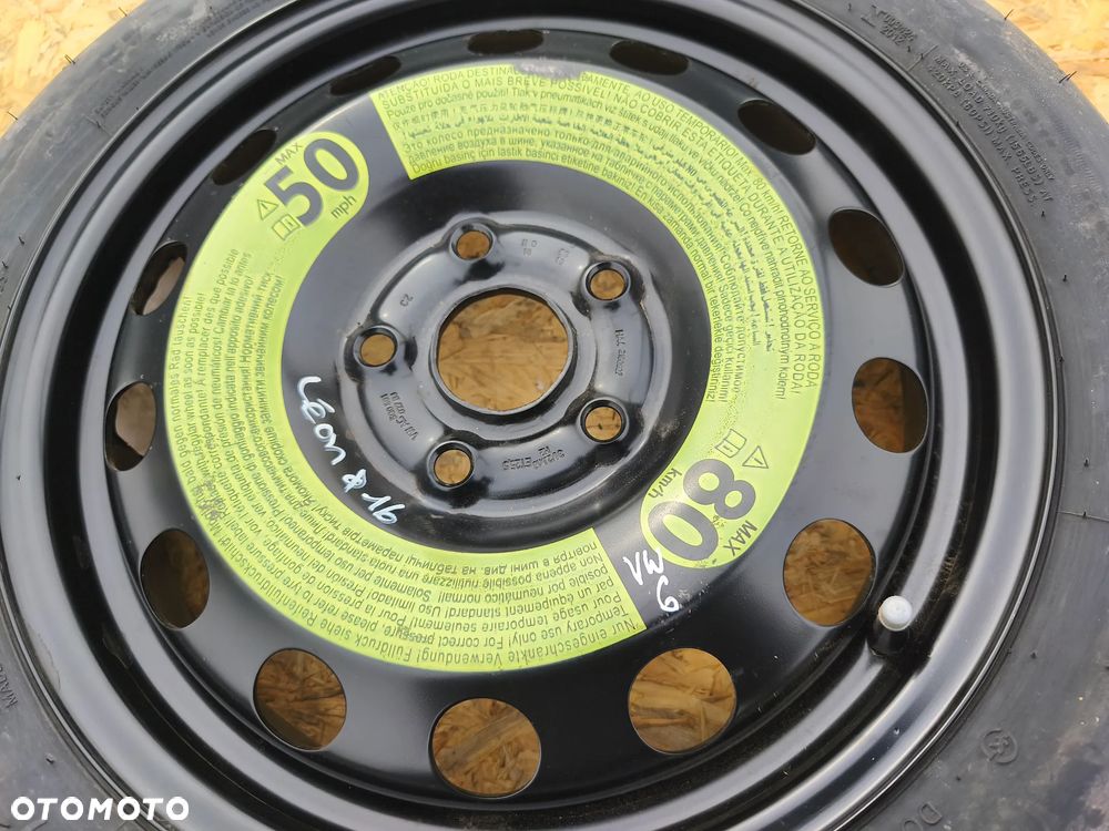 KOŁO DOJAZDOWE ZAPASOWE 16 CALI 5X112 5Q0601027BJ AUDI VOLKSWAGEN SEAT - 2