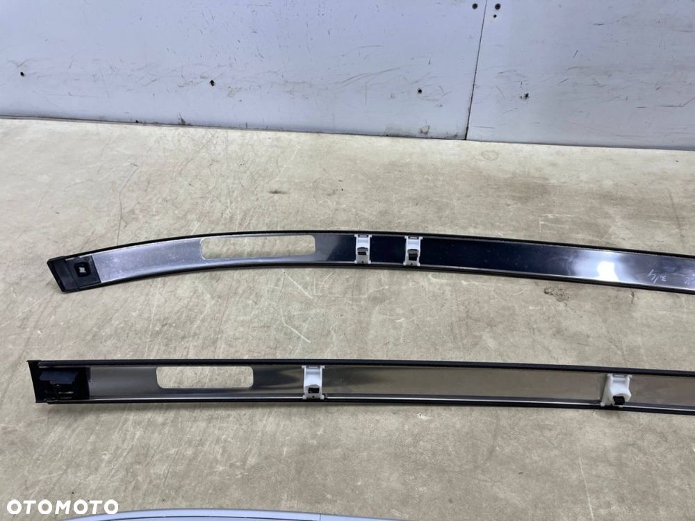 Relingi dachowe Nissan X-Trail III T32 Rogue 13-21r. mocowania bagażnika na dach zaślepki listwy KPL - 12