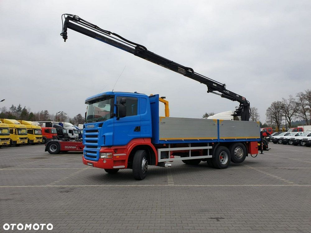 Scania R 400 LB 6x2 HDS Budowlanka Widły Oś Skrętna Super Stan - 2