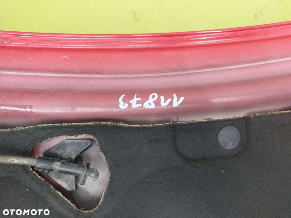 Maska KLAPA PEUGEOT 107 2008-2012 LIFT CzerwonA KJH - 9