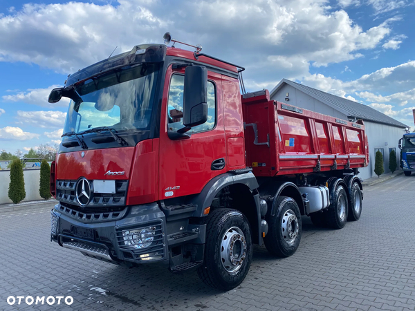 Mercedes-Benz AROCS 4143 8x4, BORDMATIC, MEILLER KIPPER, ZWOLNICE, BURTA 110 cm, HYDROBURTA