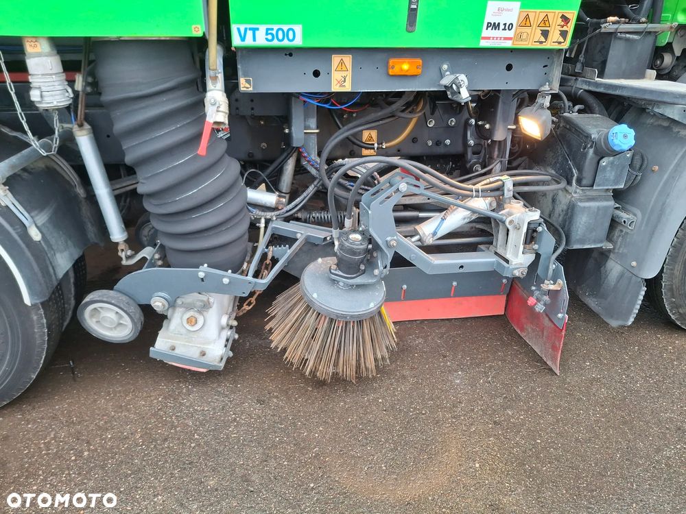 Renault Midlum 220 Zamiatarka Johnston SEMAT Szczotki L/R Obie Strony Dodatkowy SIlnik W Zabudowie Klimatyzacja EUnited PM10 - 5