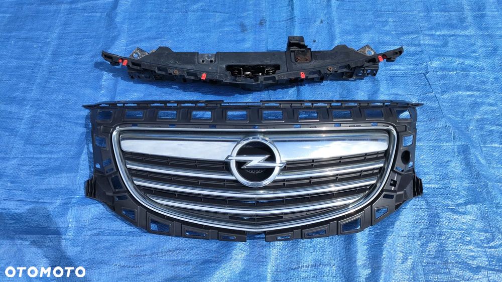 PAS PRZEDNI GÓRNY WZMOCNIENIE ZAMEK CZUJNIK UDERZENIA ATRAPA GRILL ZDERZKA PRZÓD EUROPA OPEL INSIGNIA A PRZED LIFT - 1