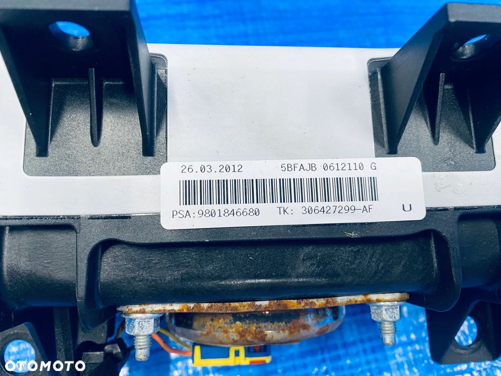 CITROEN DS3 DESKA ROZDZIELCZA KONSOLA KOKPIT PODUSZKI AIRBAG PASY ORYGINAŁ KOMPLET - 15