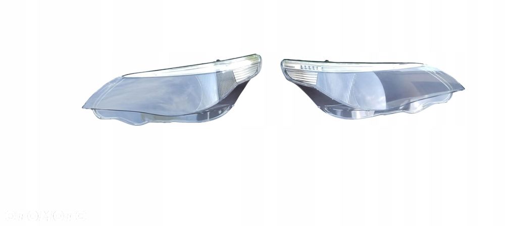 szkło reflektora szkła klosz reflektora komplet bmw e60 e61 ksenon - 1