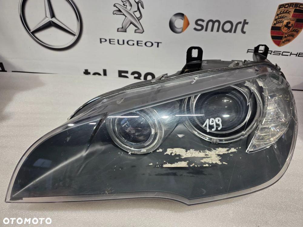 BMW X5 E70 06-10 LEWY XENON DYNAMIC LEWA LAMPA PRZEDNIA PRZÓD , SZKŁO DO WYMIANY , NR 7158929 / 0814082669 / F00HTB3005 , NR AUKCJI LPP199 - 1
