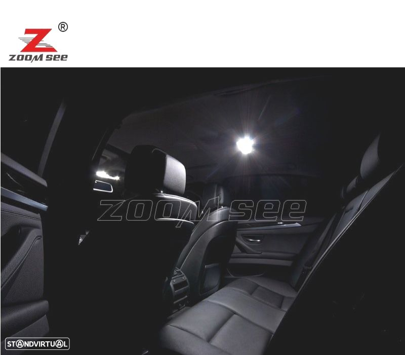 KIT 21 LAMPADAS LED INTERIOR PARA BMW SERIE 5 F11 WAGON TOURING 520D 525D 530D 535D 528I 530I 535I 5 - 6