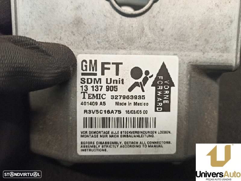 CENTRALINA AIRBAG OPEL ASTRA H GTC 2005 -13137905 - 4