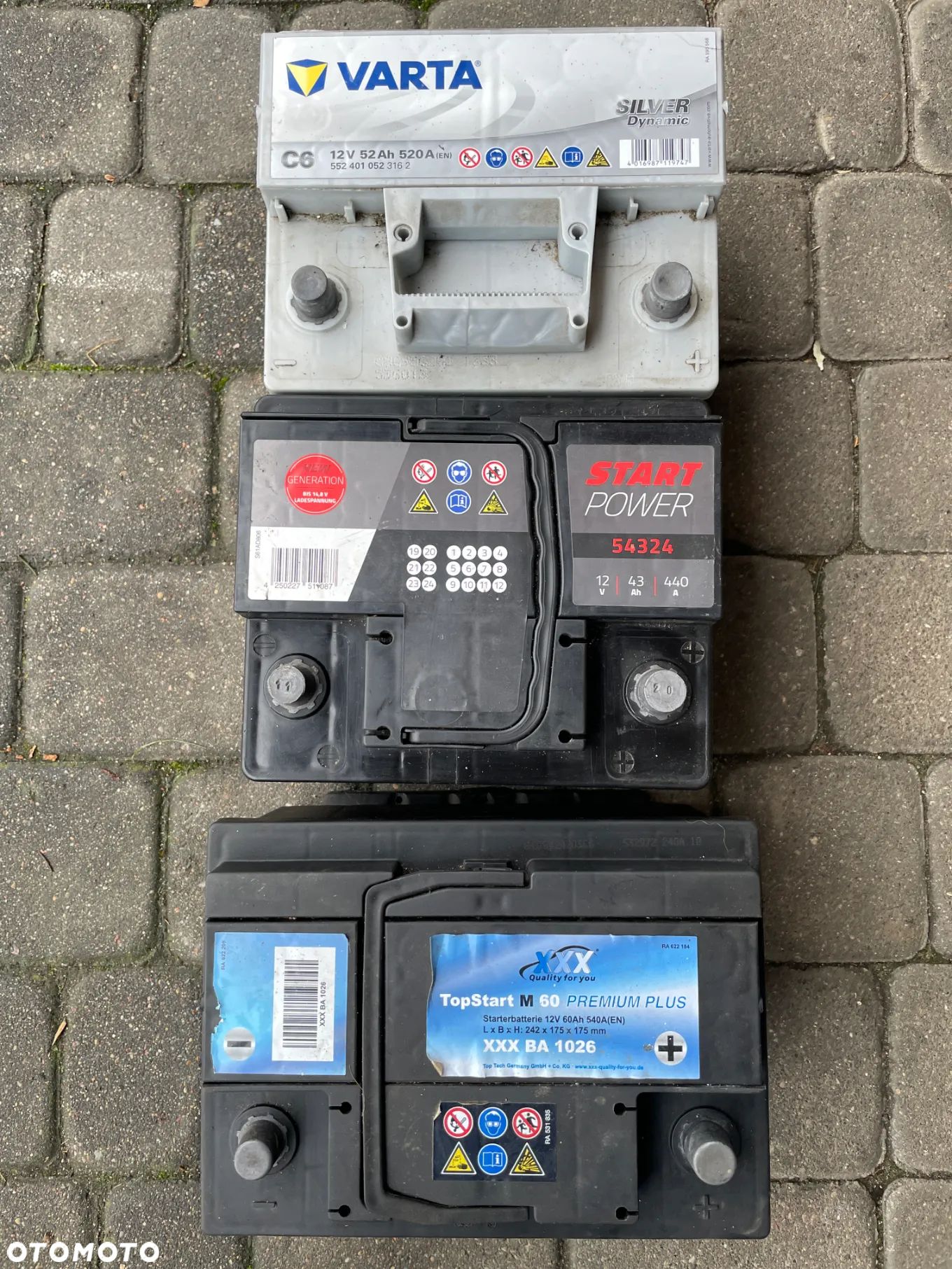 AKUMULATOR 12V 52AH 43AH 60AH - 1