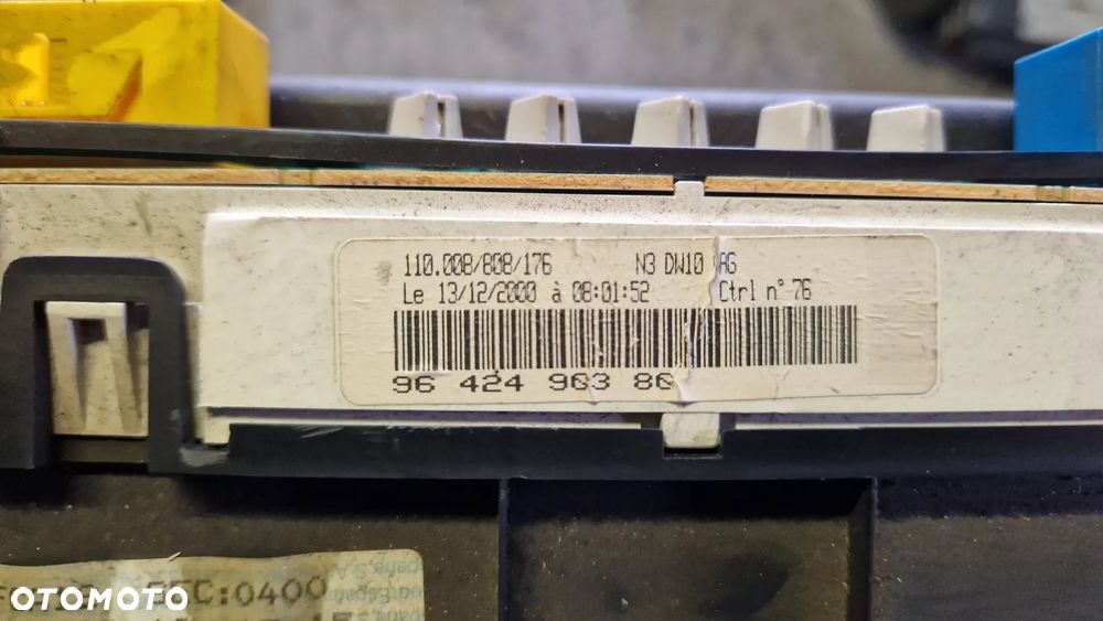 PEUGEOT 306 2.0HDI LICZNIK 9642490380 - 3