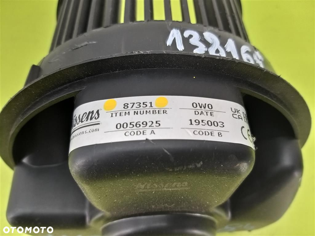 Dmuchawa wentylator Toyota Aygo I 2005-2014 NISSENS 87351 2 PINY EUROPA - 2