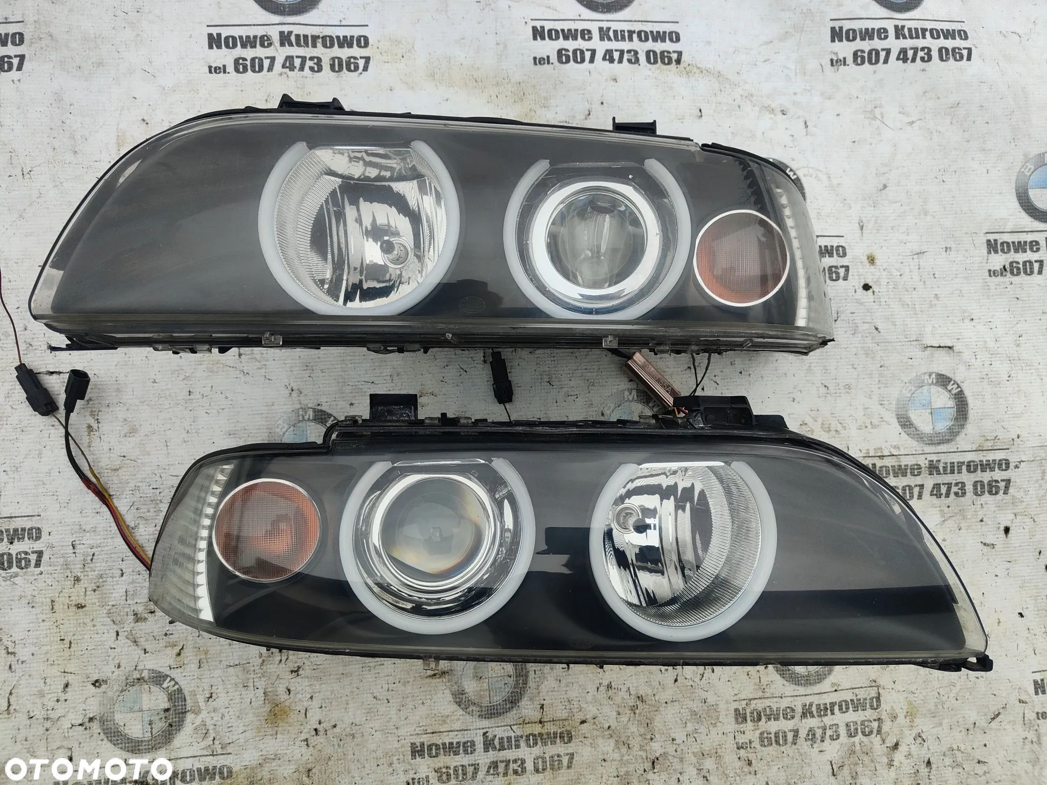 BMW E39 Lifting Lampa Przednia Lewa Prawa BiXenon Kierunek w ringach - 1