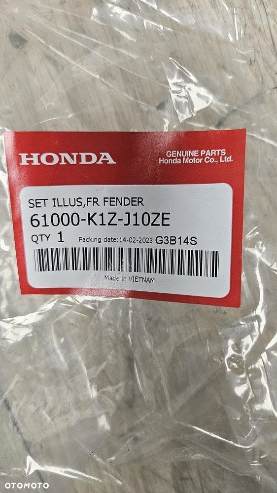 Błotnik przód Honda PCX125 PCX150  61100-K1Z-J100 - 12