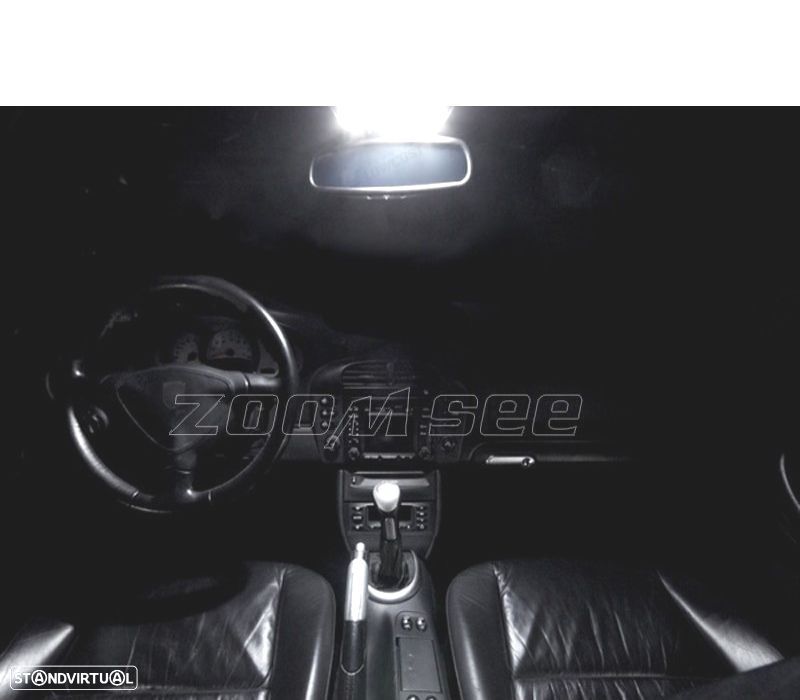 KIT COMPLETO 10 LAMPADAS LED INTERIOR PARA PORSCHE 911 996 CARRERA S TURBO 4S 98-05 - 6