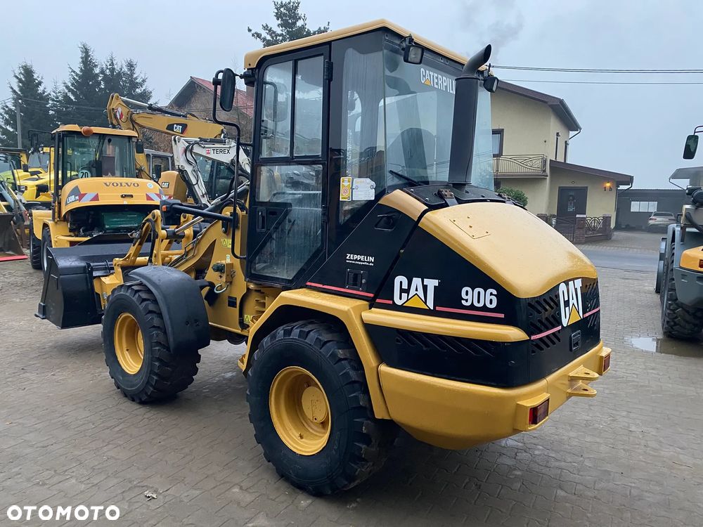 Caterpillar CAT 906, ŁYŻKA + WIDŁY, SUPER STAN, z NIEMIEC, SERWISOWANA W CAT - 4