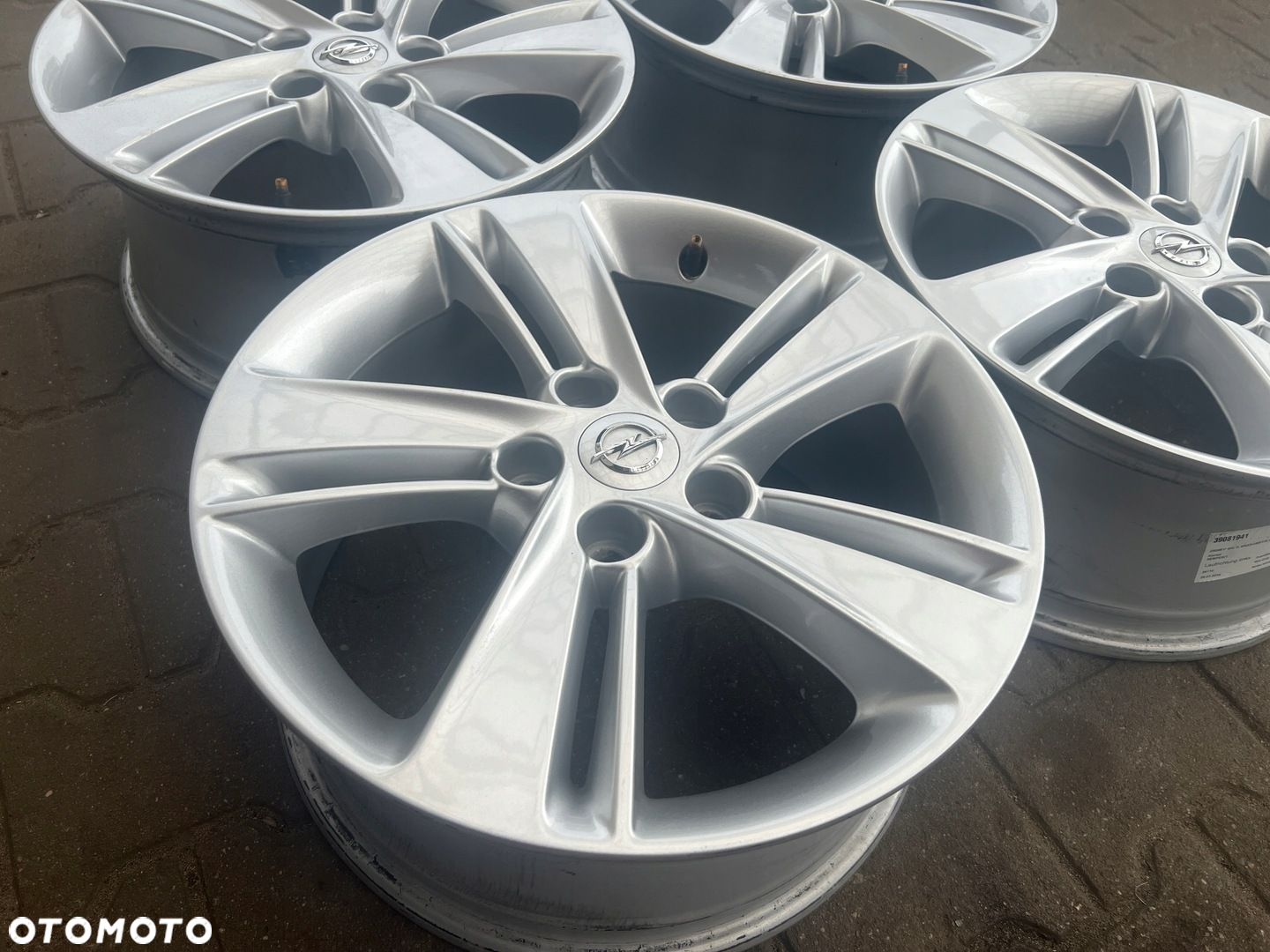 KOMPLET FELG FELGI ALU OPEL GRANDLAND 17 5X108 ET45 TPMS ORYGINALNE - 11
