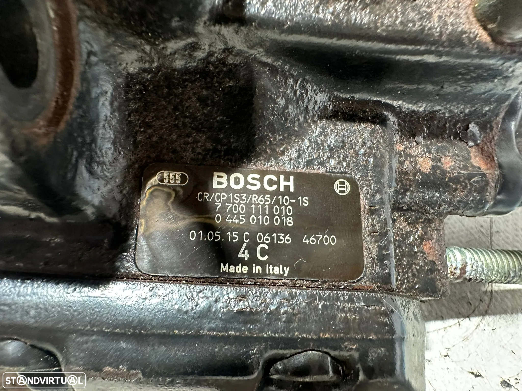 .Bomba Alta Pressão Original Bosch Renault 1.9 dCi F9Q 0445010018 7700111010 1996 - 2007 - 9