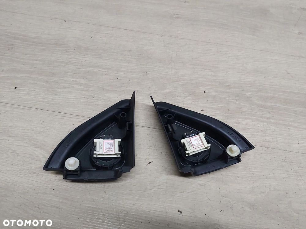Toyota Corolla E15 osłona lusterka głośnik drzwi przód Komplet lewa prawa - 14