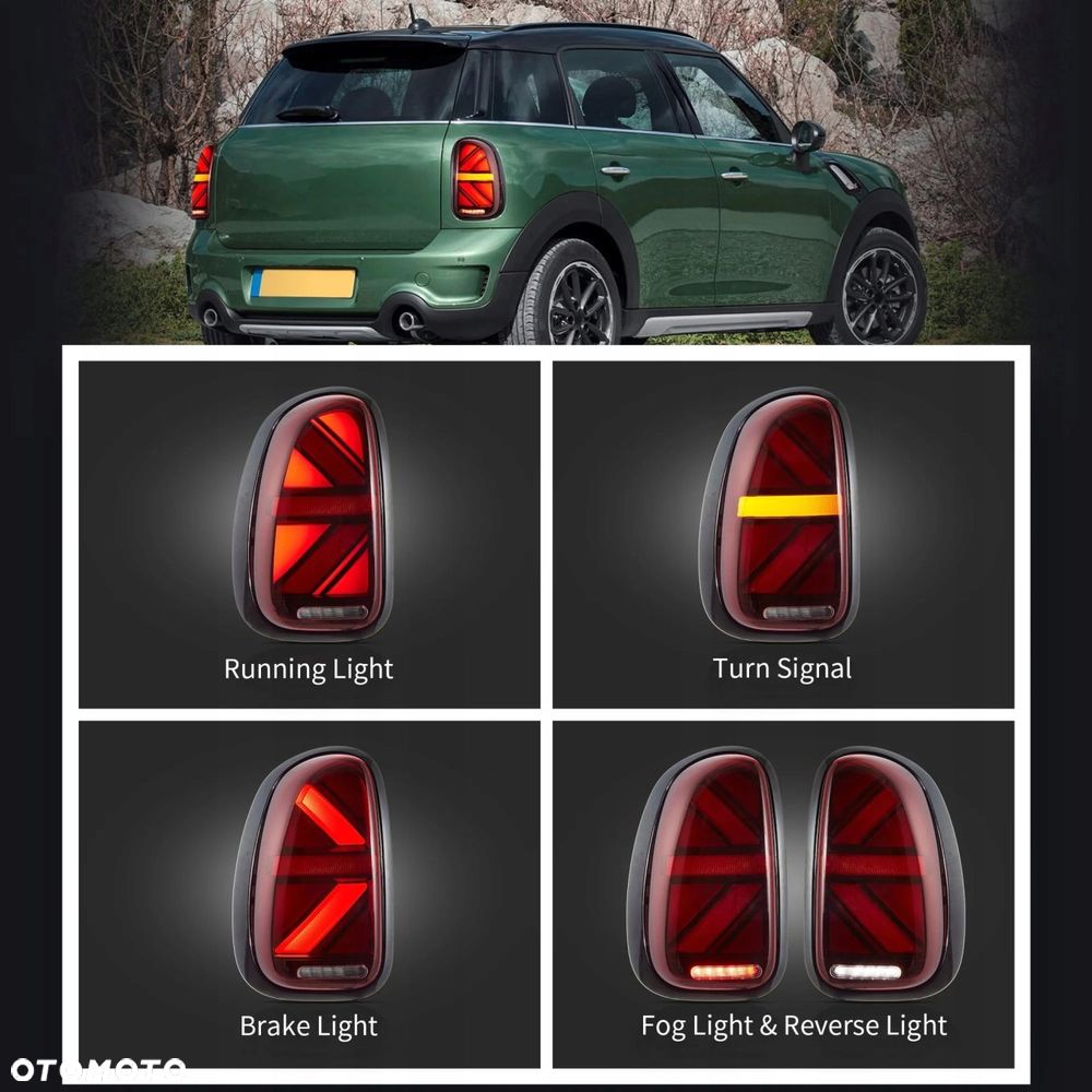 Lampy tylne kpl Bar Diodowe DTS Dynamiczne Mini Countryman r60 - 9