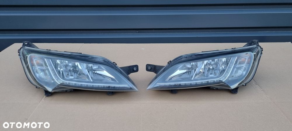 FIAT DUCATO LIFT 2014- Lampy Led czarne kompletne demontaż EU - 1
