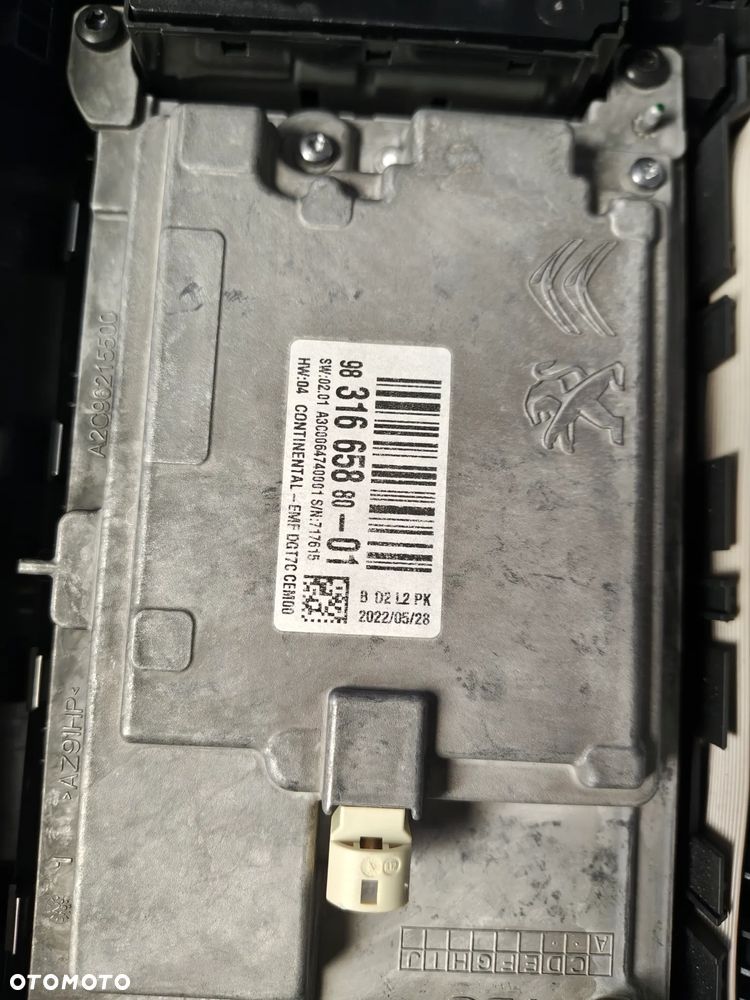 EKRAN wyświetlacz radio peugeot expert III vivaro C jumpy proace  II - 4