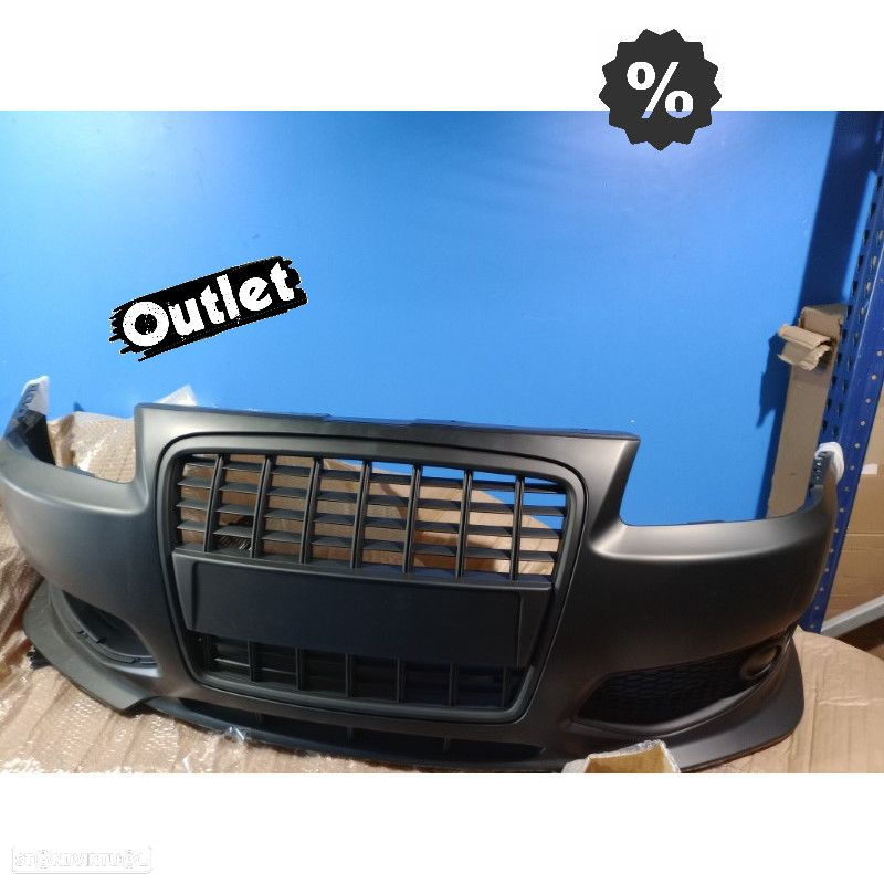 C002067C2 PARA-CHOQUES FRONTAL AUDI A3 8L 96-03 LOOK S LINE + GRELHA PRETA - 5