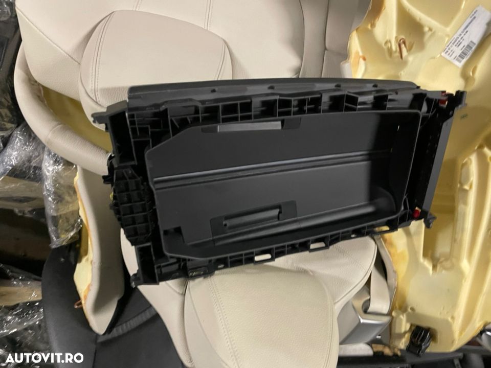 cotiera  din piele Nappa neagra perfect funcțională pentru bmw seria 6 Gran coupe F06 F12 f13 cabriolet cabrio - 4