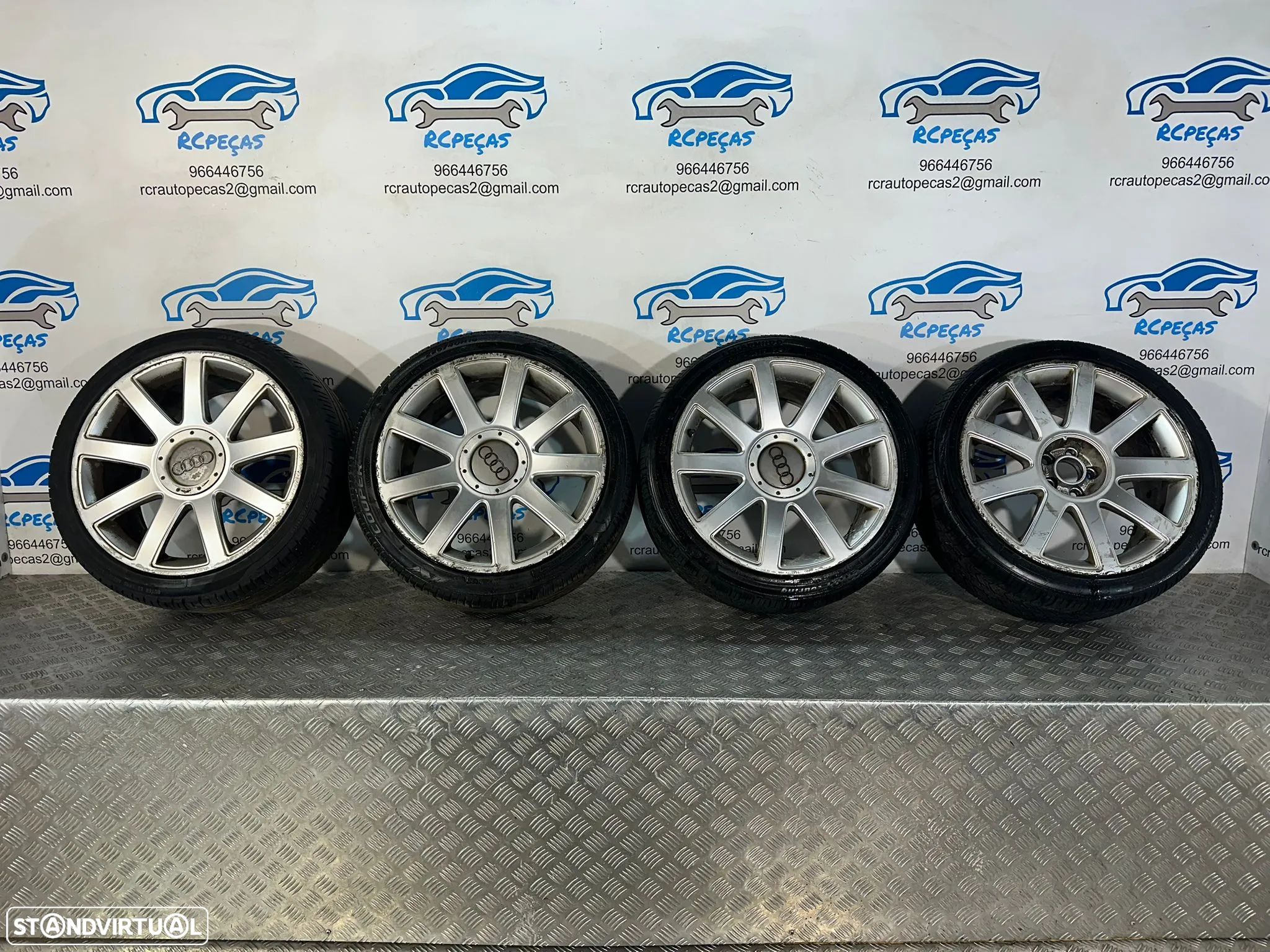 Conjunto Jantes 18 Originais Audi TT Sline Lemans Series ET33 8J 5x100 8N0601025S - 1