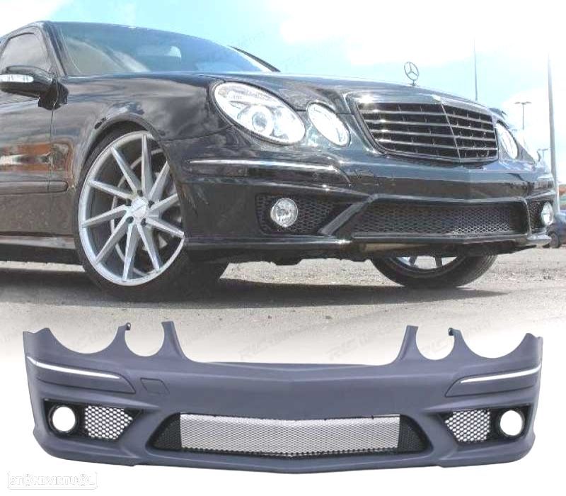 PARA-CHOQUES FRONTAL MERCEDES W211 06-09 LOOK AMG - 1