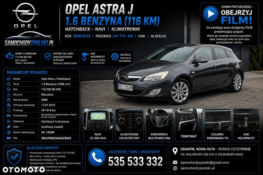 Opel Astra 1.6 Cosmo