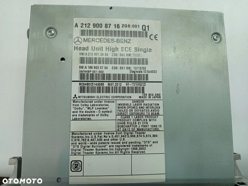 RADIO NAWIGACJIA MERCEDES E W212 W207 W218 A2129008716 - 7