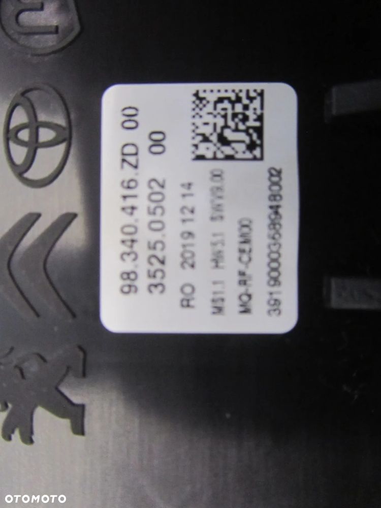 Peugeot Expert-Jumpy-Proace 16r->panel sterowania nawiewem - 5