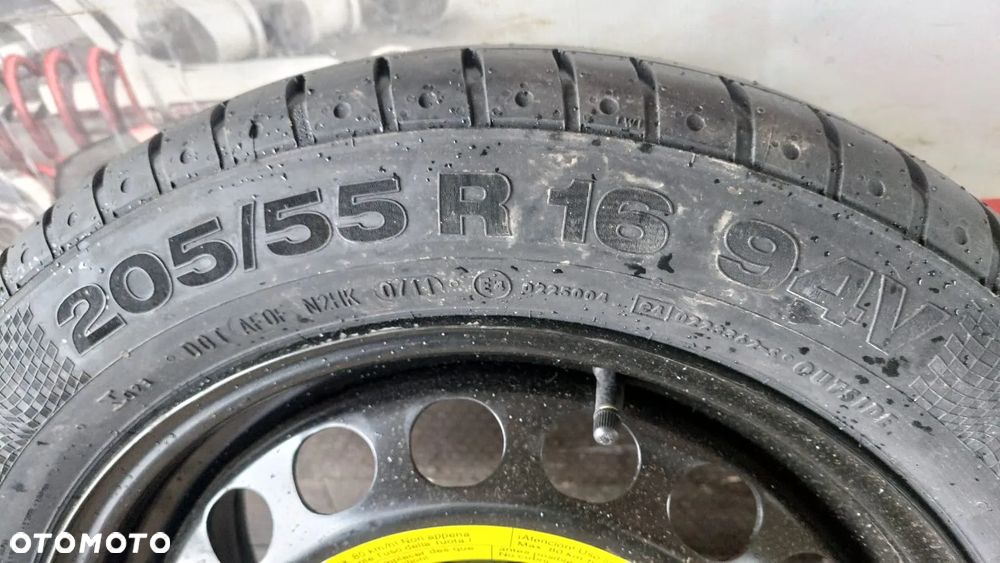KOŁO ZAPASOWE 205/55 R16 16" + WKŁAD ZESTAW NAPRAWCZY 3T0601012BP 3T0012115  SKODA SUPERB II KOMBI - 2