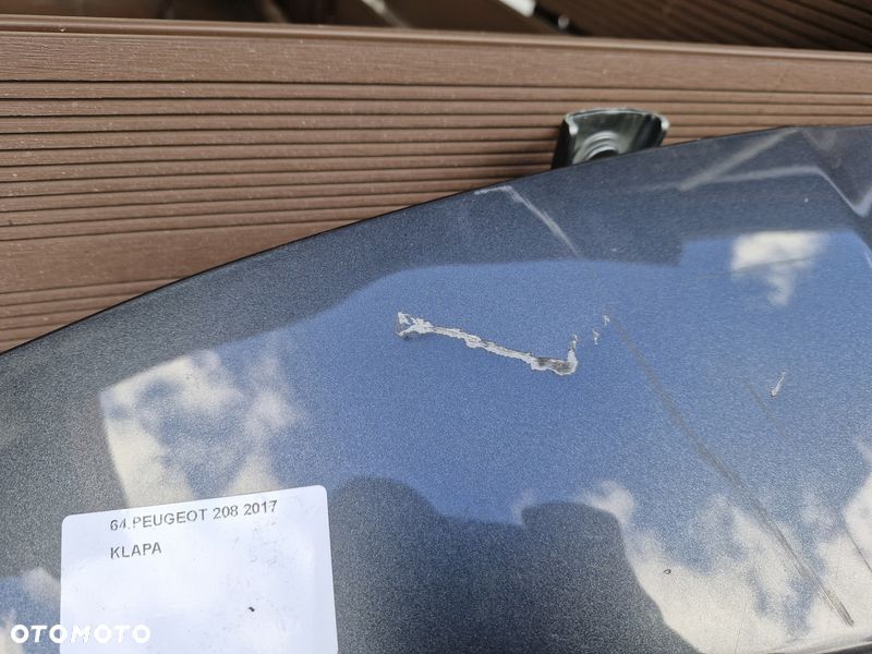 peugeot 208 i 1 klapa bagażnika tył tylna - 3
