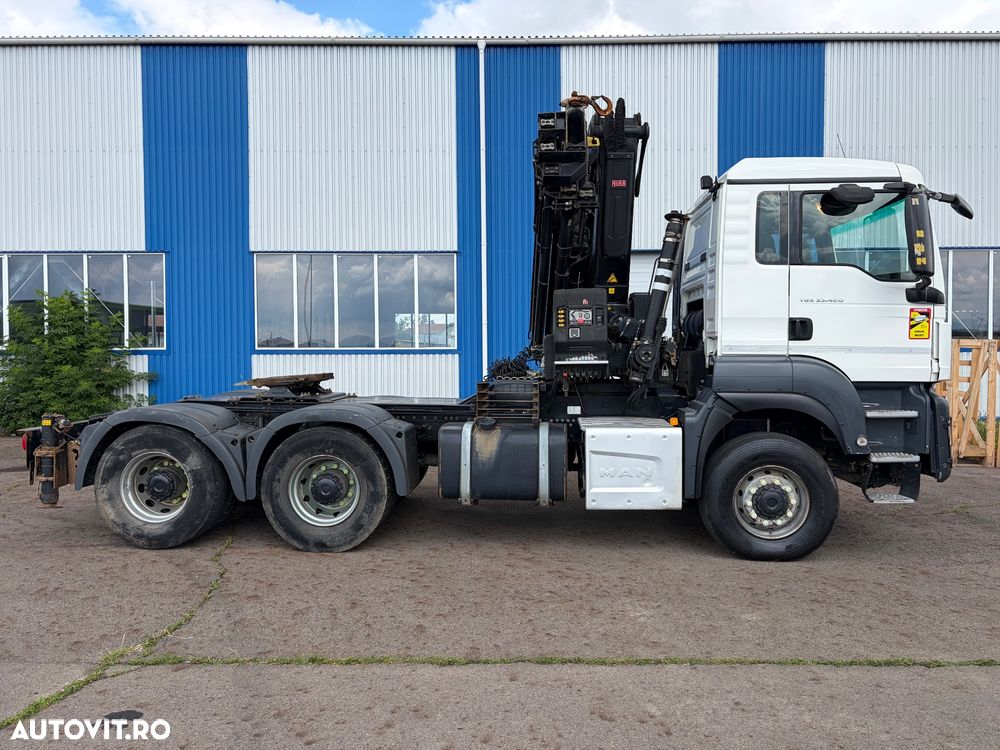 MAN TGS 33.420 Cap tractor 6x6 (cardan), macara Hiab 10 tone - 5