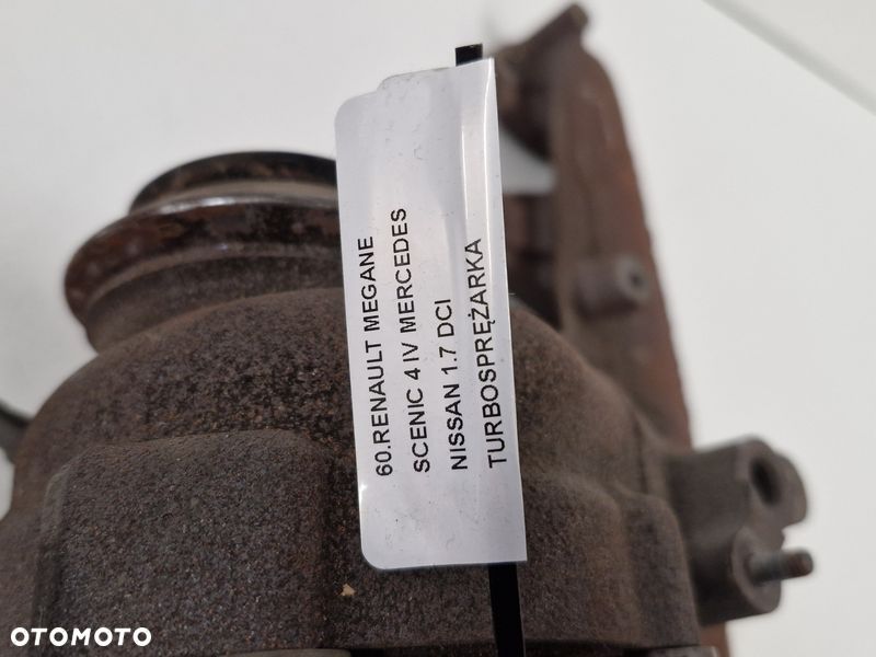 RENAULT MEGANE SCENIC 4 IV MERCEDES NISSAN 1.7 DCI TURBOSPRĘŻARKA TURBINA TURBO 144108640R 49180-19700 - 6