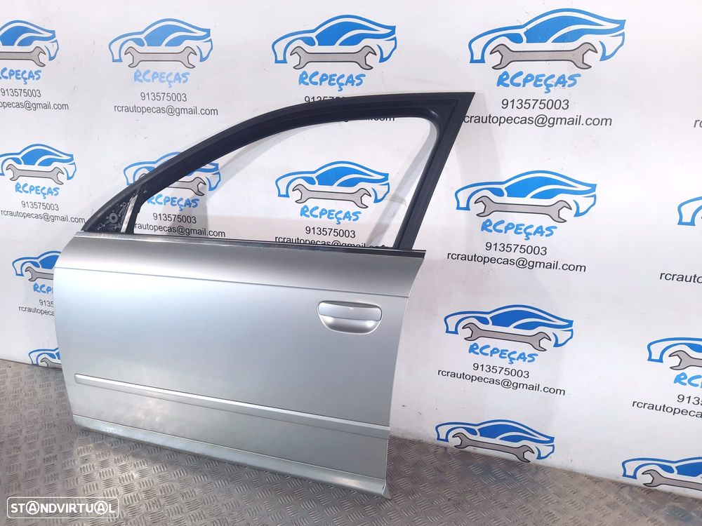 PORTA PORTAS FRENTE FRONTAL ESQUERDA AUDI A4 B7 SLINE 8E0831051L 8E0831051 FECHO ELEVADOR MOTOR PUXADOR VIDRO RETROVISOR RETROVISORES - 4