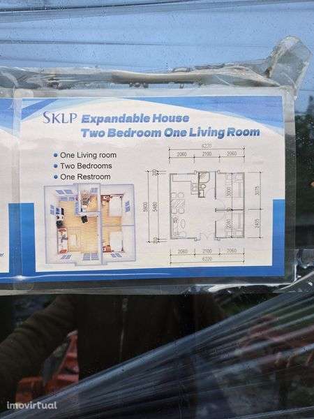 Casa extensivel T2- pronta a habitar - Grande imagem: 2/6