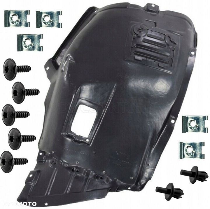 BMW E81 E87 E-81 E-87 seria 1 2004-2013 przód nadkole PRAWY  LEWY  SPINKI - 4