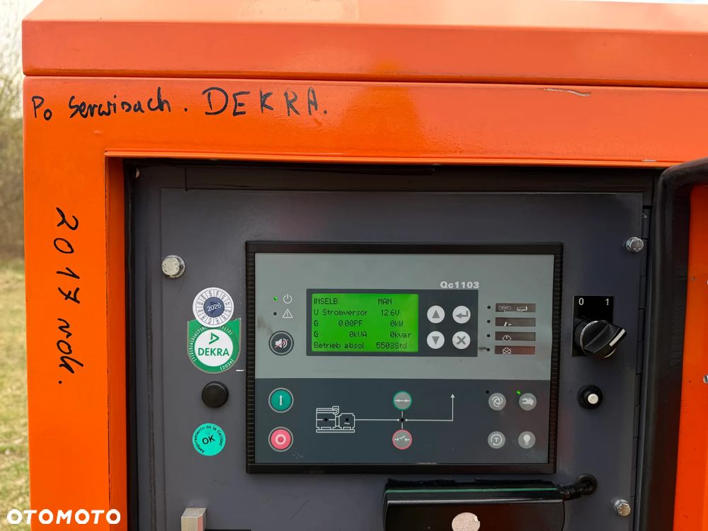 Atlas Copco QAS 40 KW Agregat prądotwórczy Przyczepa do rejestracji. inwerterowy wyciszony! 2018r. 5500mtg. JAK NOWY z Norwegii. Mocny silnik Turbo Kubota 4 cylindry 100km! Dekra aktualna. Opony zero zużycia. Zadbany Agregat. Odpala na Dotyk. Bogata Wersja! Prądnica Najlepsza PARTNER LEROY SOMER. - 5