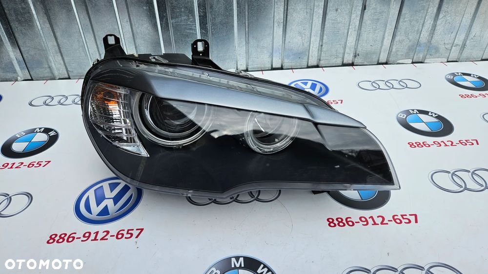 BMW X5 E70 2006-2010 Kompletny reflektor prawy Lampa prawa ZWYKŁA KOMPLETNA EUROPA - 1