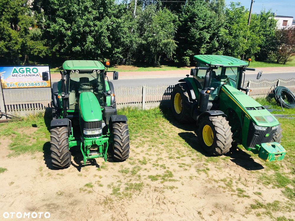 John Deere 7430 Premium Nowe opony Video Pneumatyka - 28