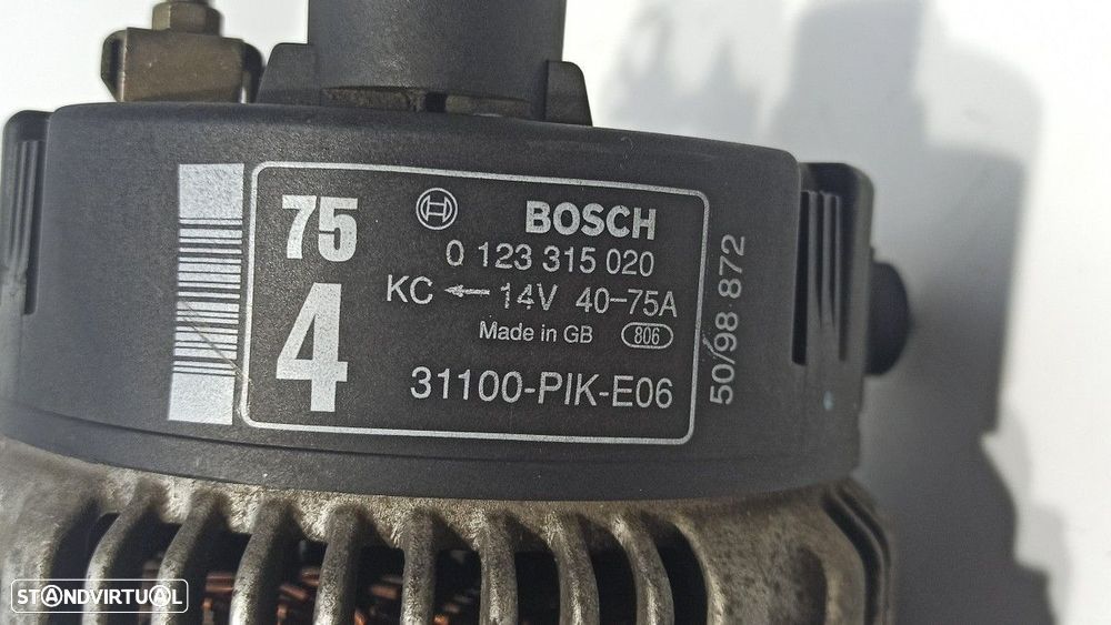 ALTERNADOR HONDA CIVIC BERLINA .5 (MA/MB) 1.6 ES (MB4) - 11