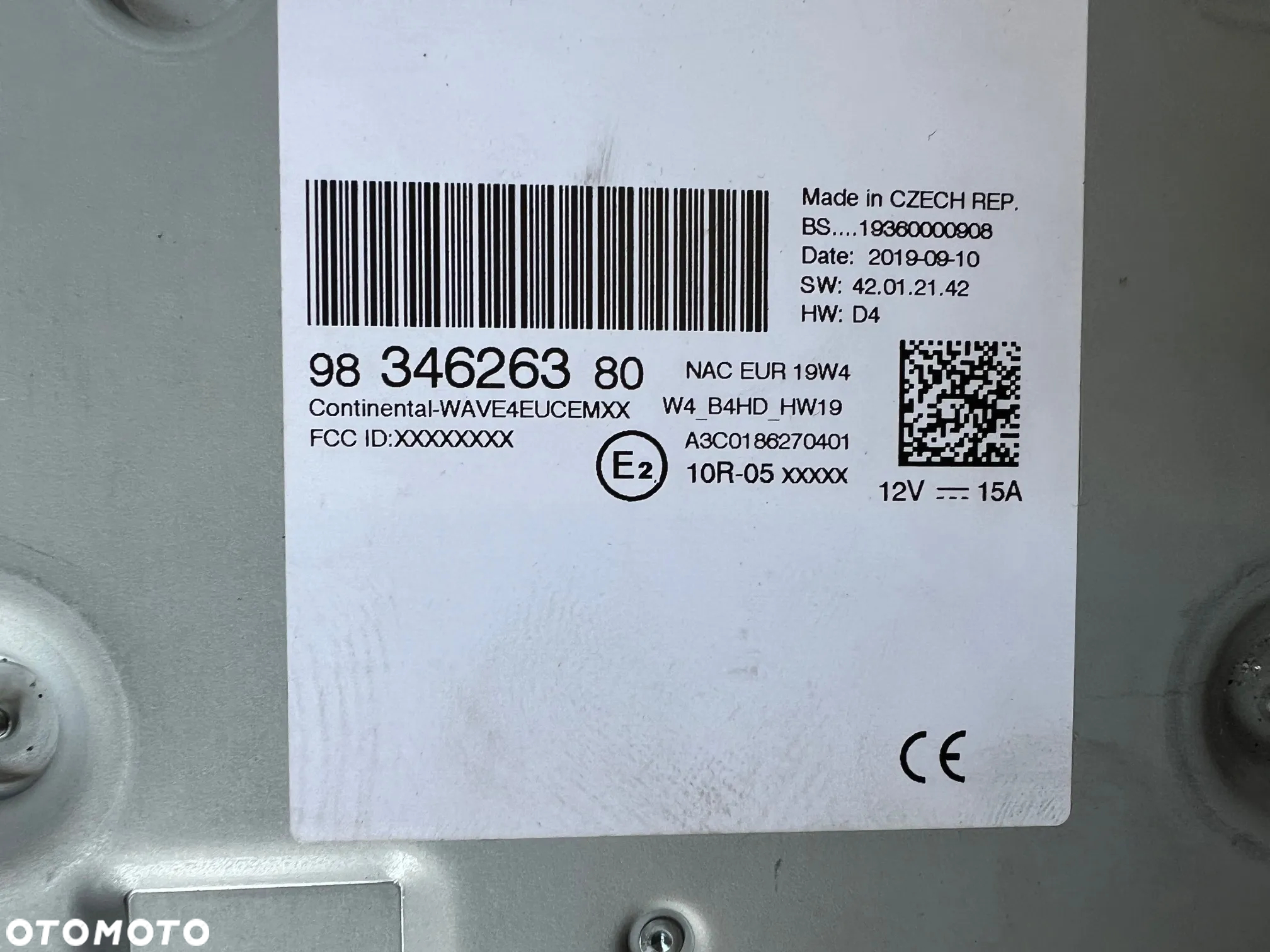 RADIO NAWIGACJA PEUGEOT 208 II 2008 II 9834626380 - 3