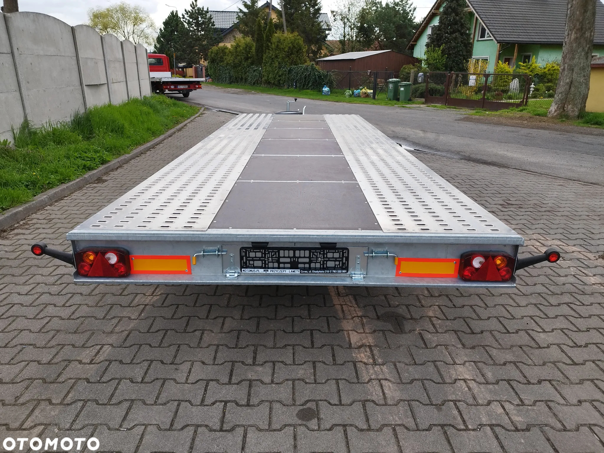 Niewiadów Laweta Niewiadów Mars 6x2,1m DMC 3500kg 3 osie wypełniona sklejką płaska spawana rama - 3